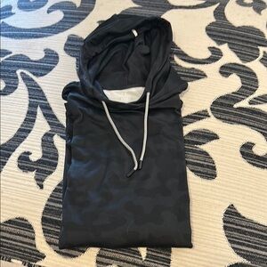Men's Black Camouflage Hoodie
